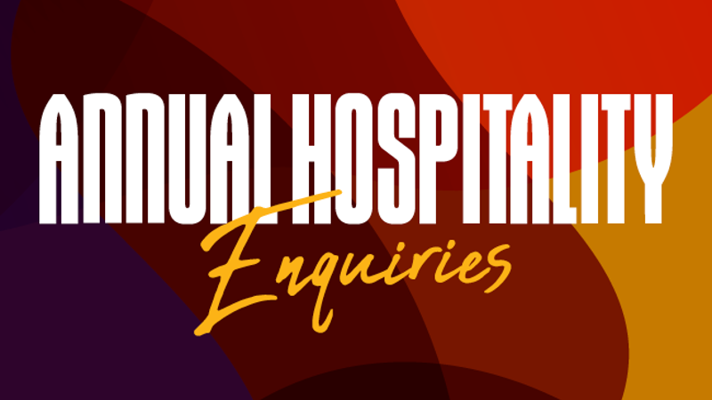 Annual Hospitality - Express Your Interest