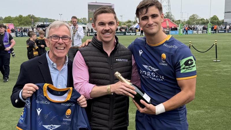 Match Sponsor Player of the Match Juan Gonzalez as chosen by Burlington Financial Solutions