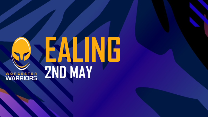 Warriors v Ealing | Saturday 2nd May | KO 3pm